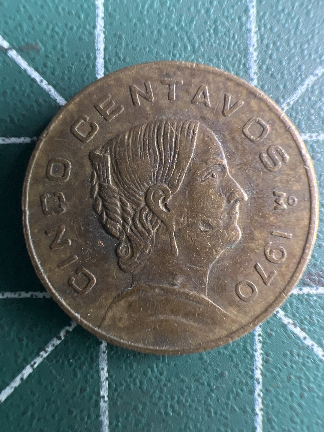 泡泡堂第289期  世界硬币 （无押金，捡漏，全场20包邮，偏远地区除外，接收代拍业务） 墨西哥五分小铜币