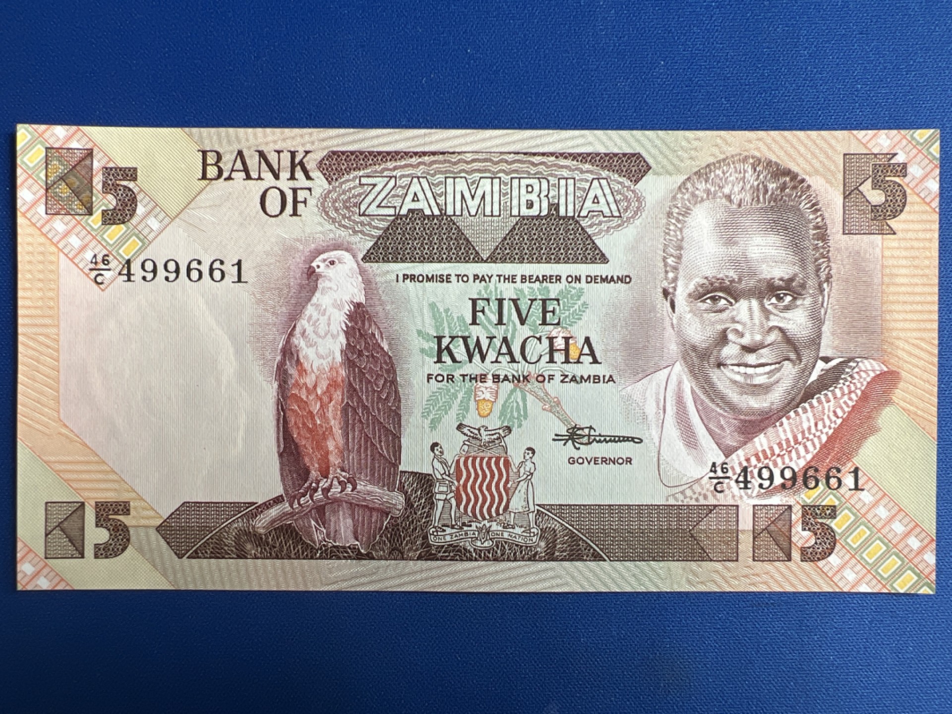 泡泡堂微拍第一百〇六幕纸币捡漏可累计专场👿👿，累计满二十元包邮，接受代拍业务 赞比亚5克瓦查