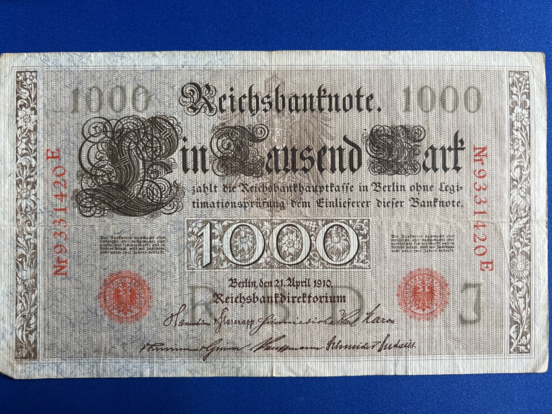 泡泡堂微拍第一百〇六幕纸币捡漏可累计专场👿👿，累计满二十元包邮，接受代拍业务 德国1000马克