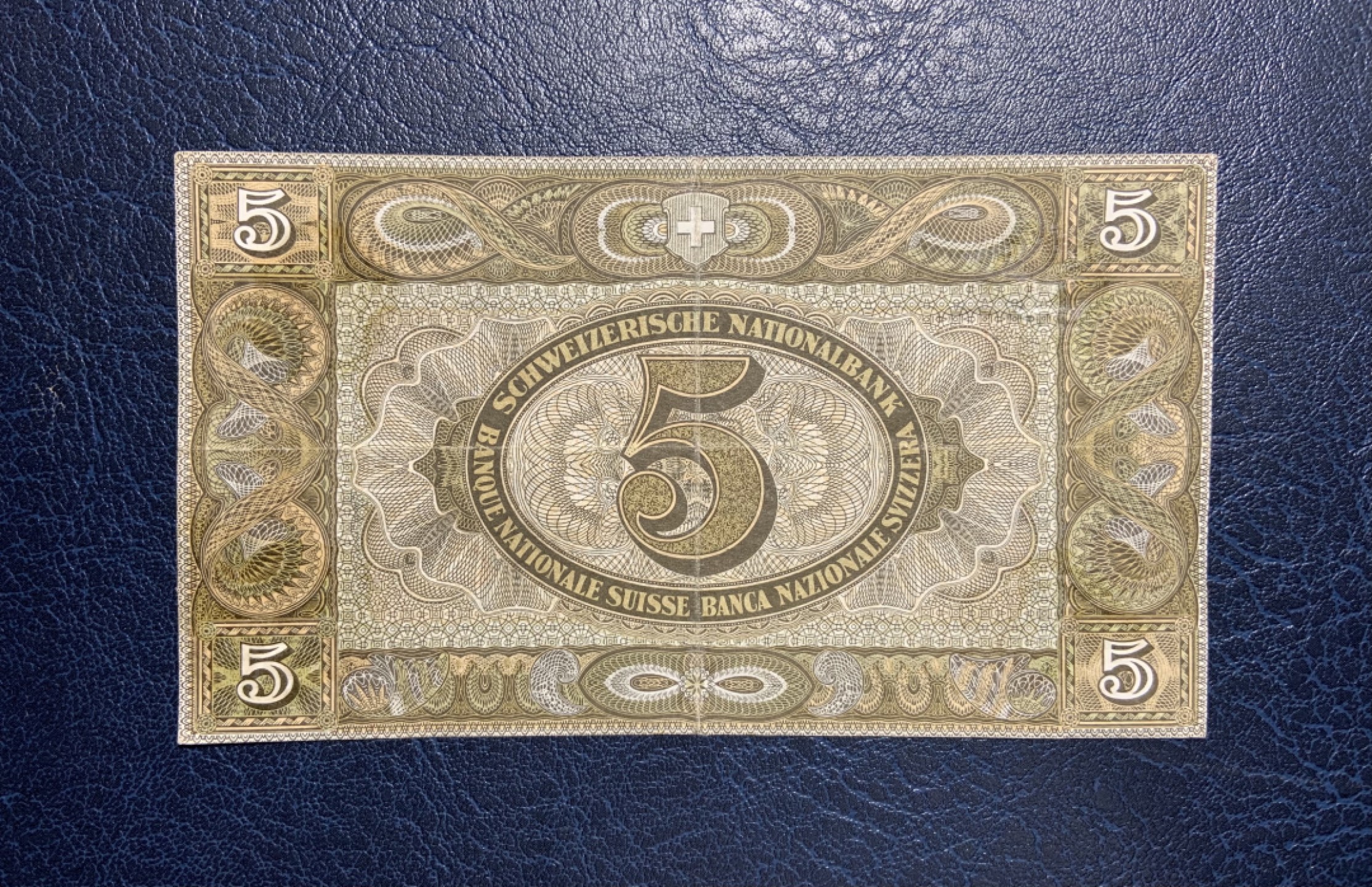 收藏联盟Quantum Auction 第242期拍卖  瑞士1952年5法郎 品相如图 非常少见