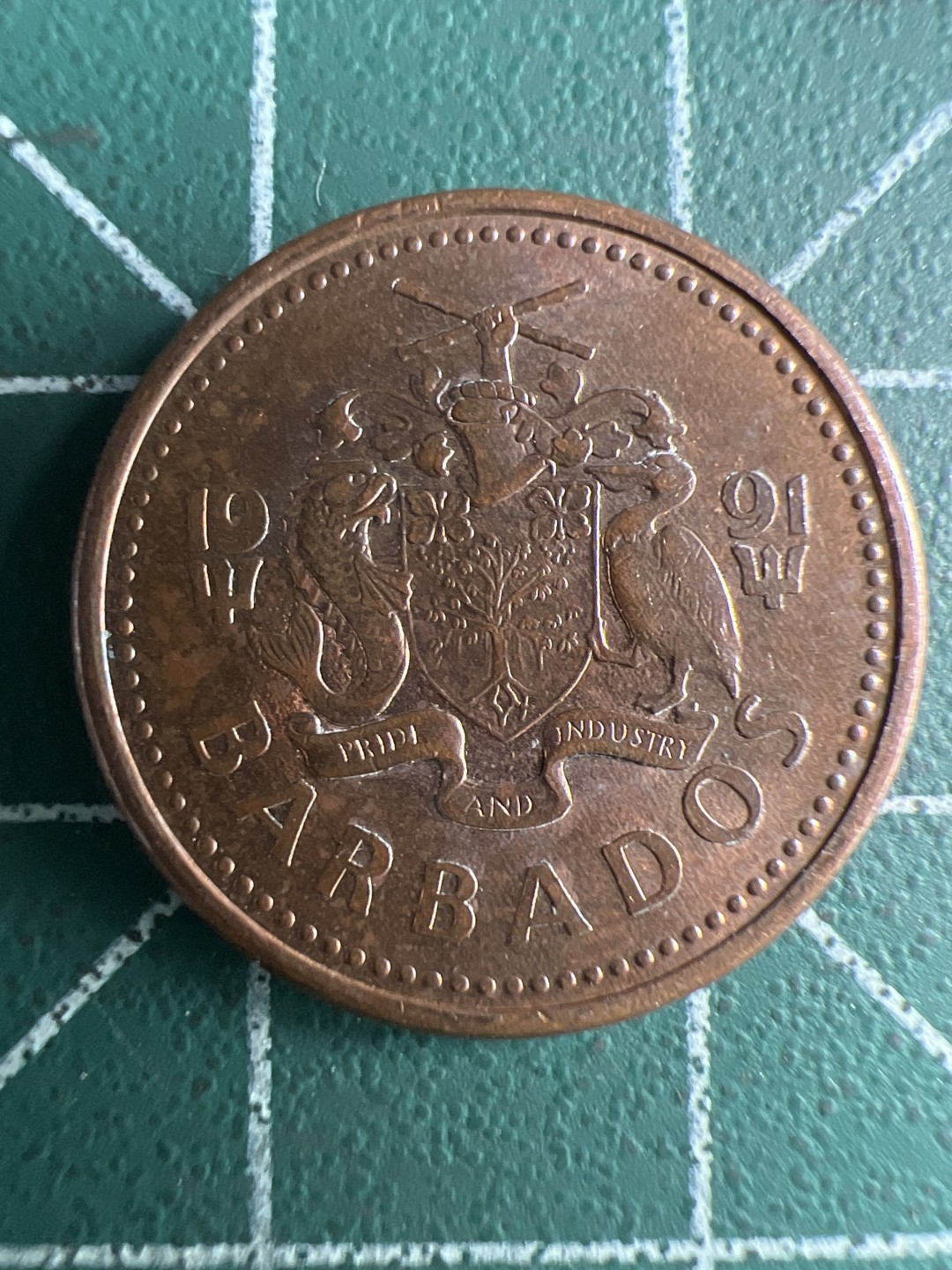 泡泡堂第261期  世界硬币 （无押金，捡漏，全场20包邮，偏远地区除外，接收代拍业务） 巴巴多斯一分