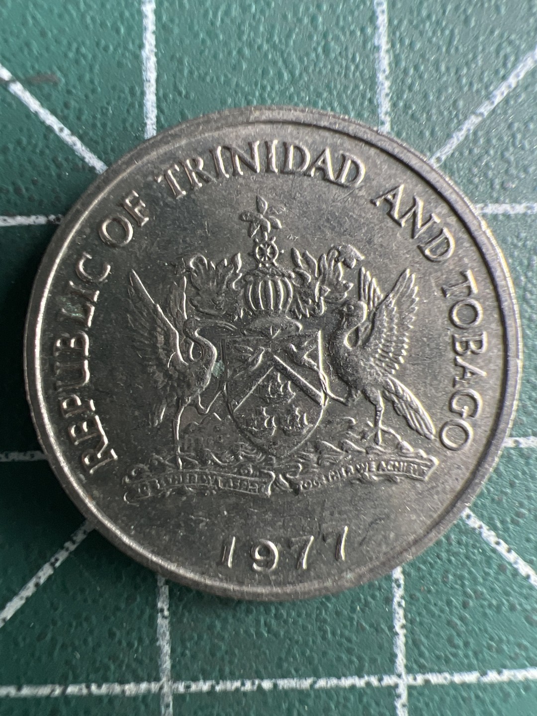 泡泡堂第261期  世界硬币 （无押金，捡漏，全场20包邮，偏远地区除外，接收代拍业务） 特立尼达和多巴哥25分