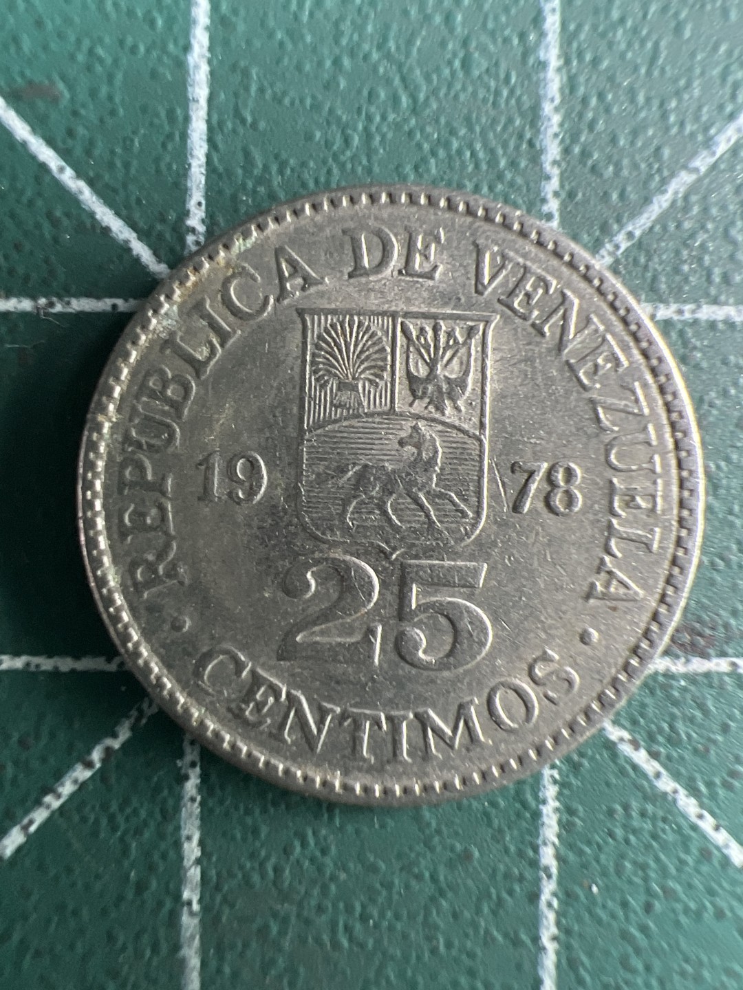 泡泡堂第261期  世界硬币 （无押金，捡漏，全场20包邮，偏远地区除外，接收代拍业务） 委内瑞拉25玻利瓦尔