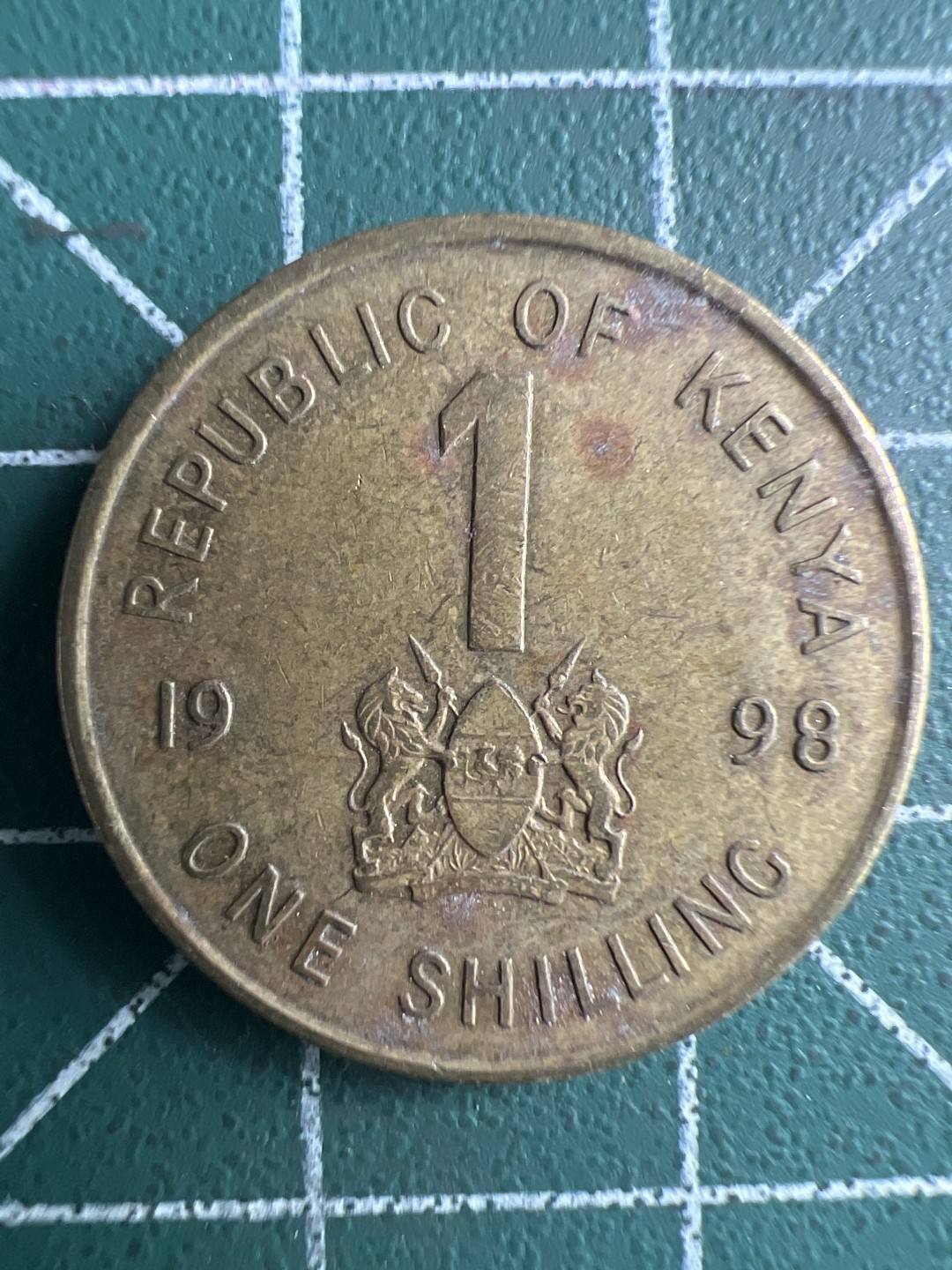 泡泡堂第261期  世界硬币 （无押金，捡漏，全场20包邮，偏远地区除外，接收代拍业务） 肯尼亚1先令