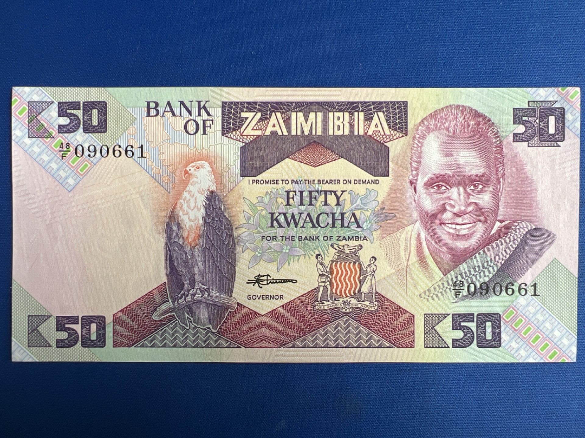 泡泡堂微拍第一百〇六幕纸币捡漏可累计专场👿👿，累计满二十元包邮，接受代拍业务 赞比亚50克瓦查