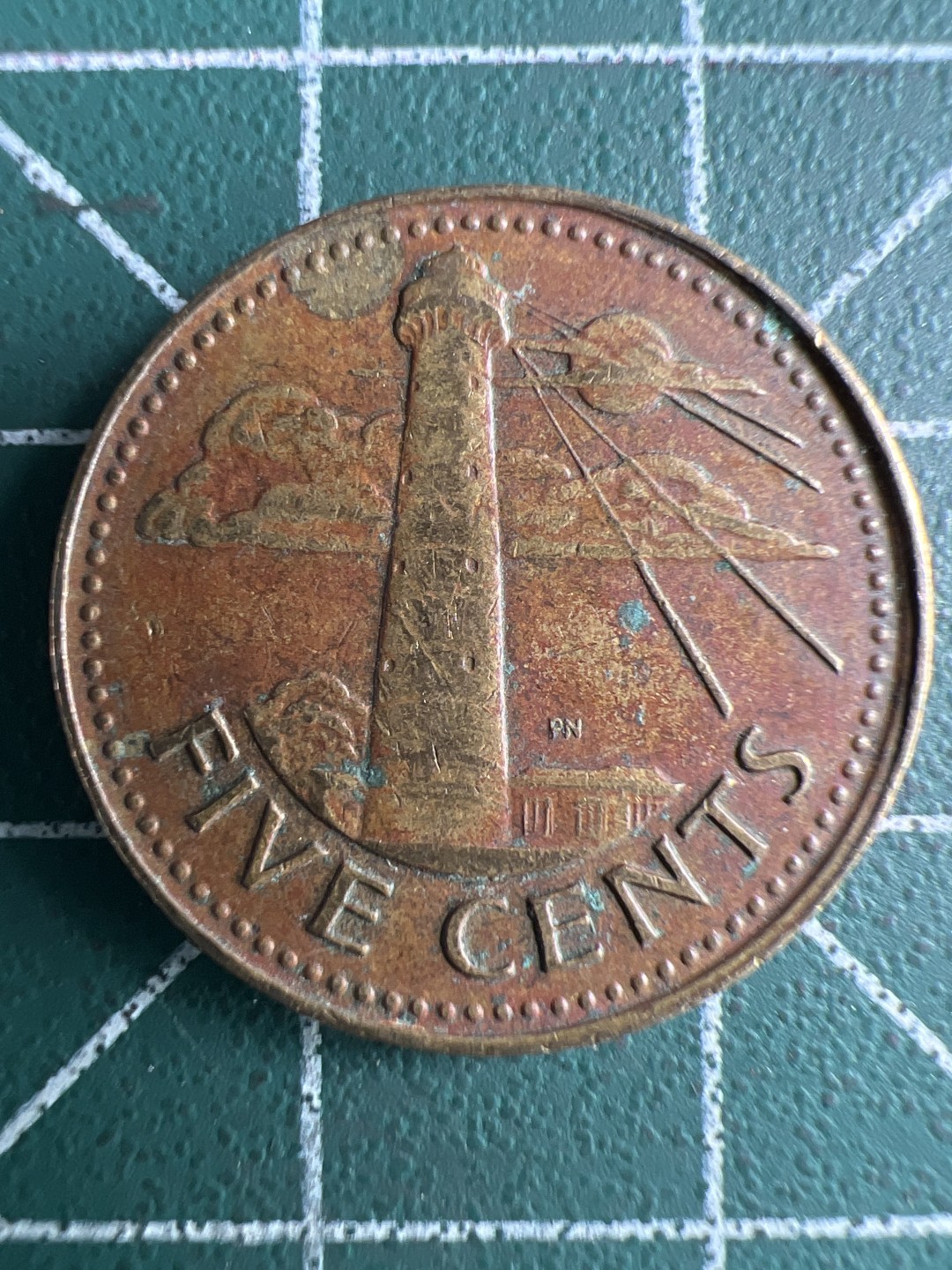 泡泡堂第261期  世界硬币 （无押金，捡漏，全场20包邮，偏远地区除外，接收代拍业务） 巴巴多斯五分