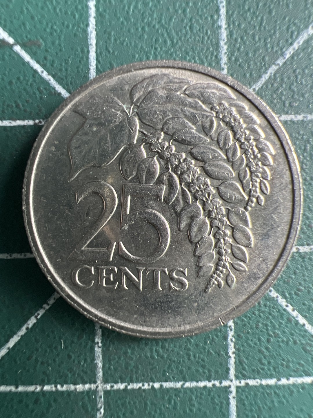 泡泡堂第261期  世界硬币 （无押金，捡漏，全场20包邮，偏远地区除外，接收代拍业务） 特立尼达和多巴哥25分