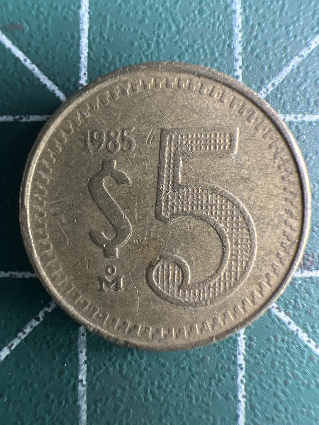 泡泡堂第299期  世界硬币 （无押金，捡漏，全场20包邮，偏远地区除外，接收代拍业务） 墨西哥5分