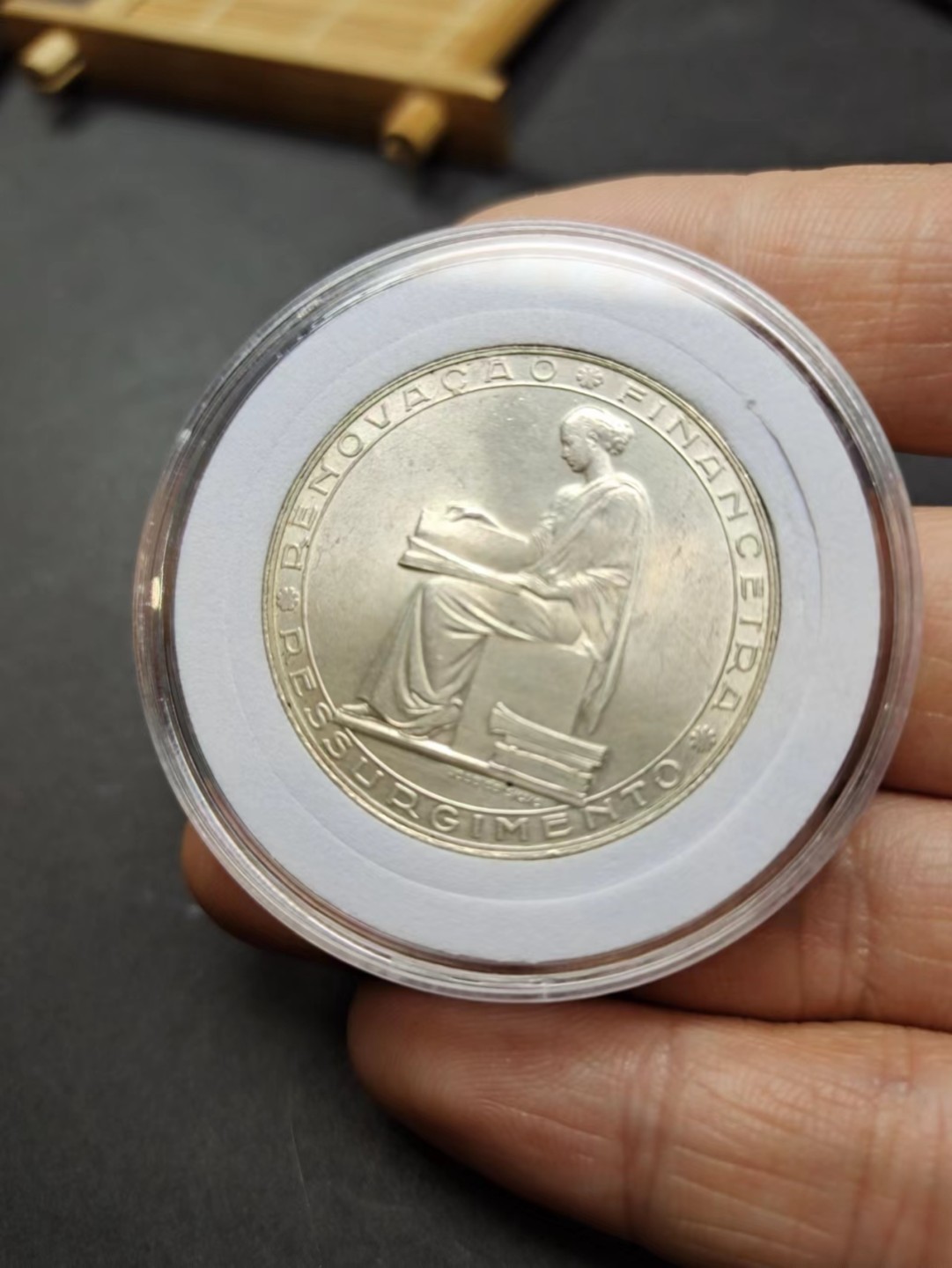 【8个洞收藏】第5场★0押0起一件包邮★银币专场（持续更新····） 7天连拍 unc 美品 1953年 葡萄牙金融改革纪念银币 20埃斯库多