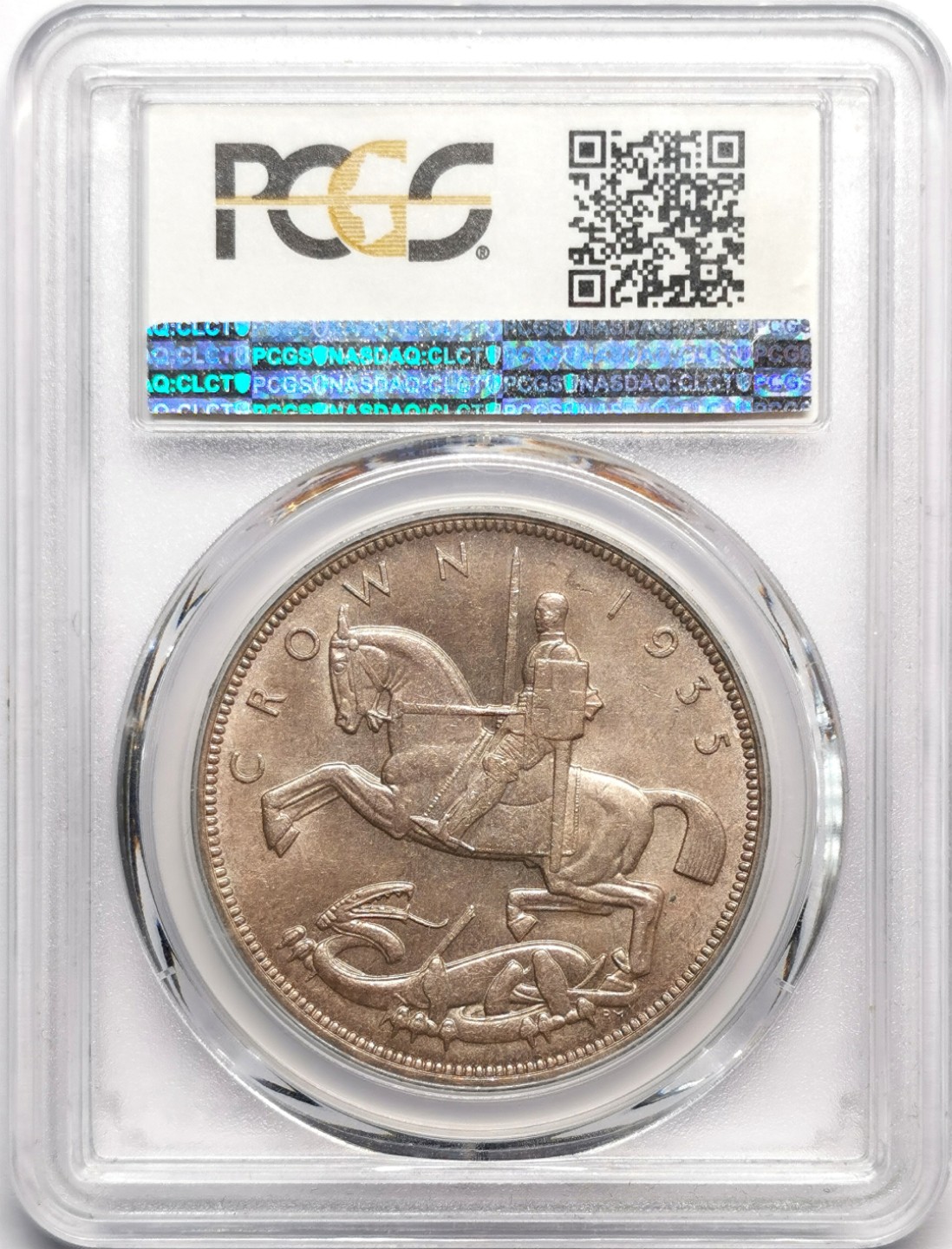 凡希社世界钱币微拍第二百三十三期 1935英国乔五木马马剑PCGS-MS64