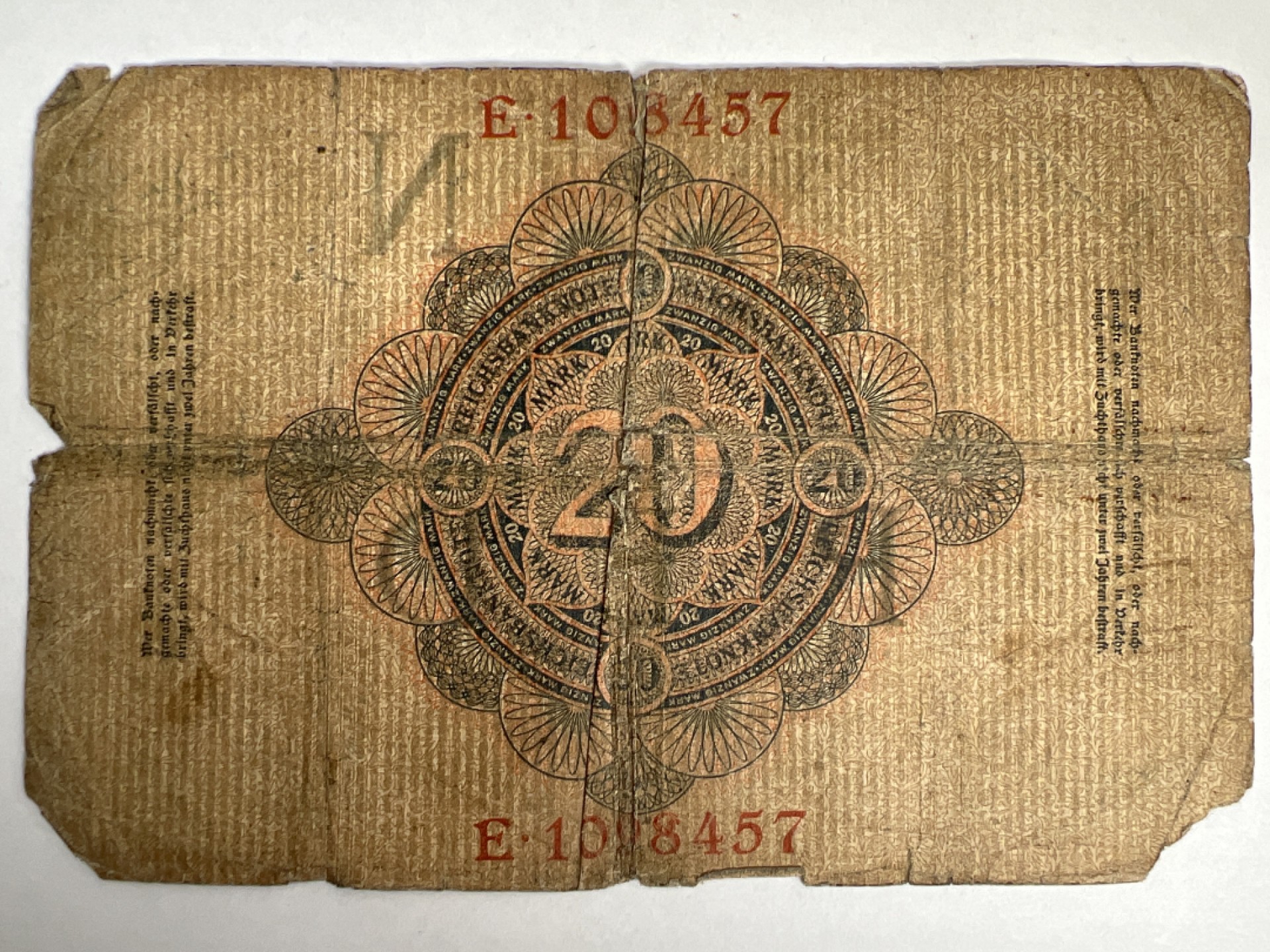 泡泡堂微拍第一百〇七幕纸币捡漏可累计专场👿👿，累计满二十元包邮，接受代拍业务 德国20马克1910年