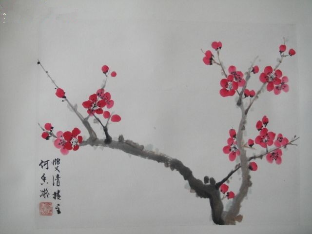 何香凝：斗方