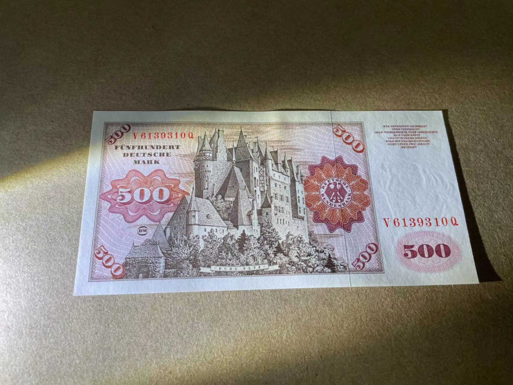 【Blue Auction】✨世界纸币精拍第306期——南越豹子【精】 【无47】德国 1977年500马克 经典大副 全新UNC 雕刻精美