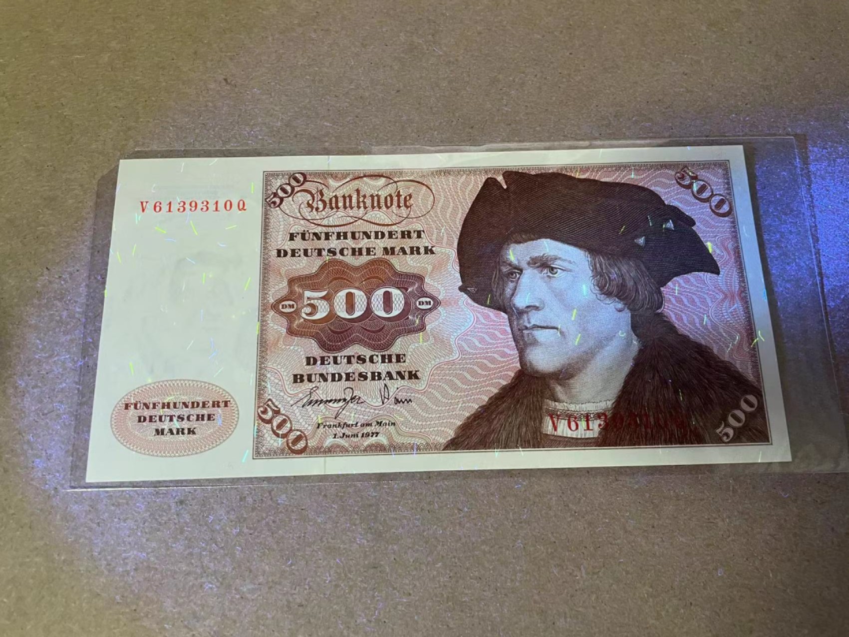 【Blue Auction】✨世界纸币精拍第306期——南越豹子【精】 【无47】德国 1977年500马克 经典大副 全新UNC 雕刻精美