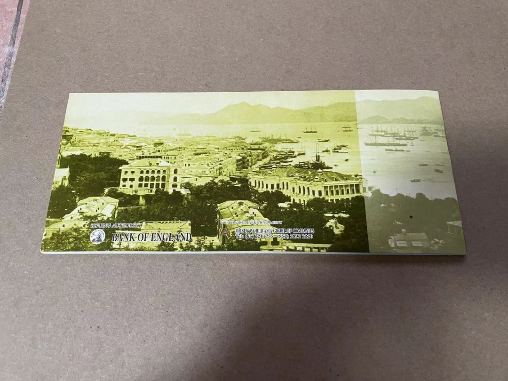 【Blue Auction】✨世界纸币精拍第306期——南越豹子【精】 【原装带册 HK97冠无47】香港 回归 1997年5镑 纪念钞 全新UNC