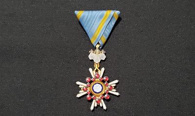 盛世勋华——号角文化勋章邮票模型专场拍卖第96期 - 日本勋五等瑞宝章（瑞宝双光章） 荣典后版本