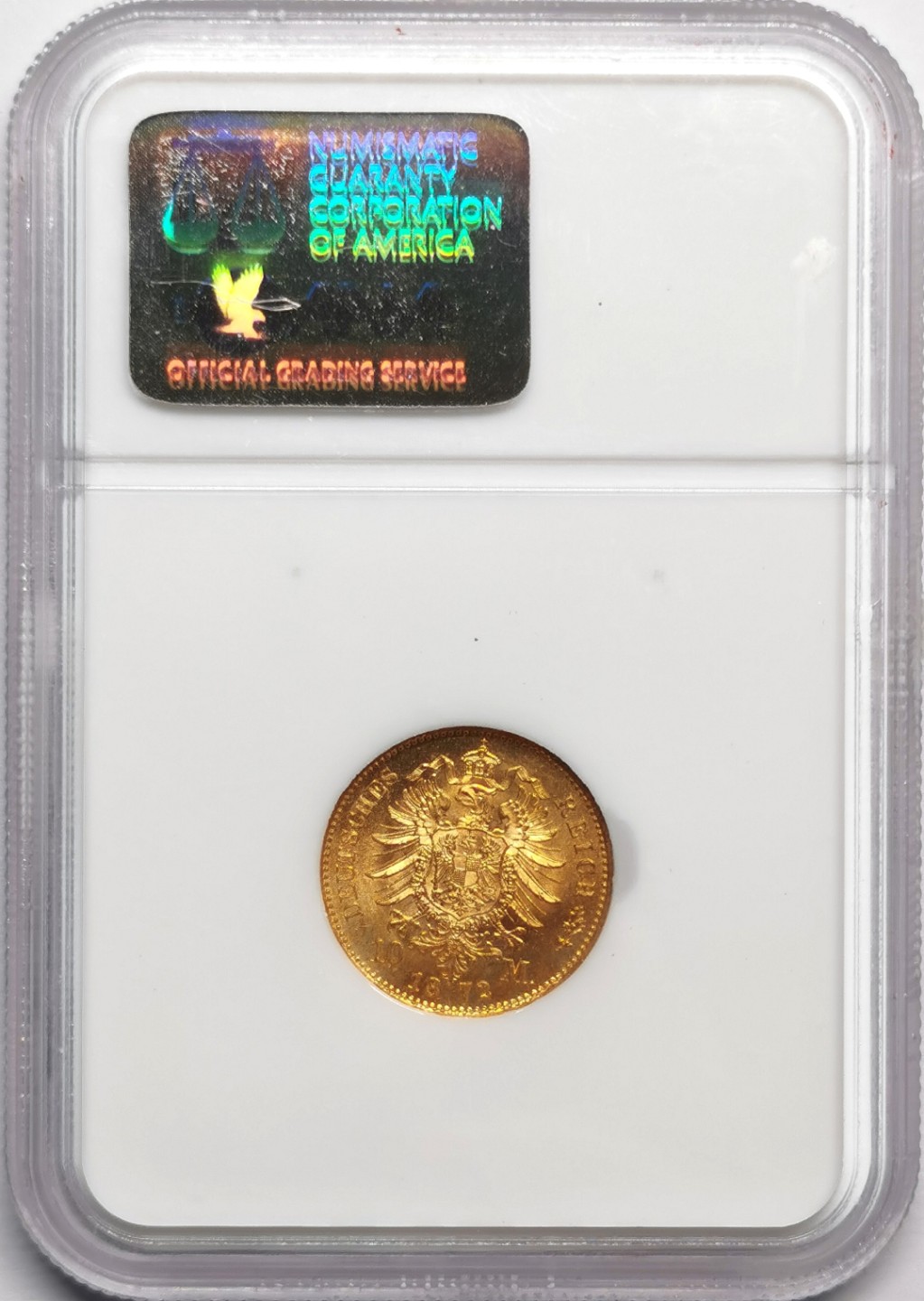 凡希社世界钱币微拍第二百三十三期 1872A普鲁士短翅10马克金币NGC-MS67高分收藏级！