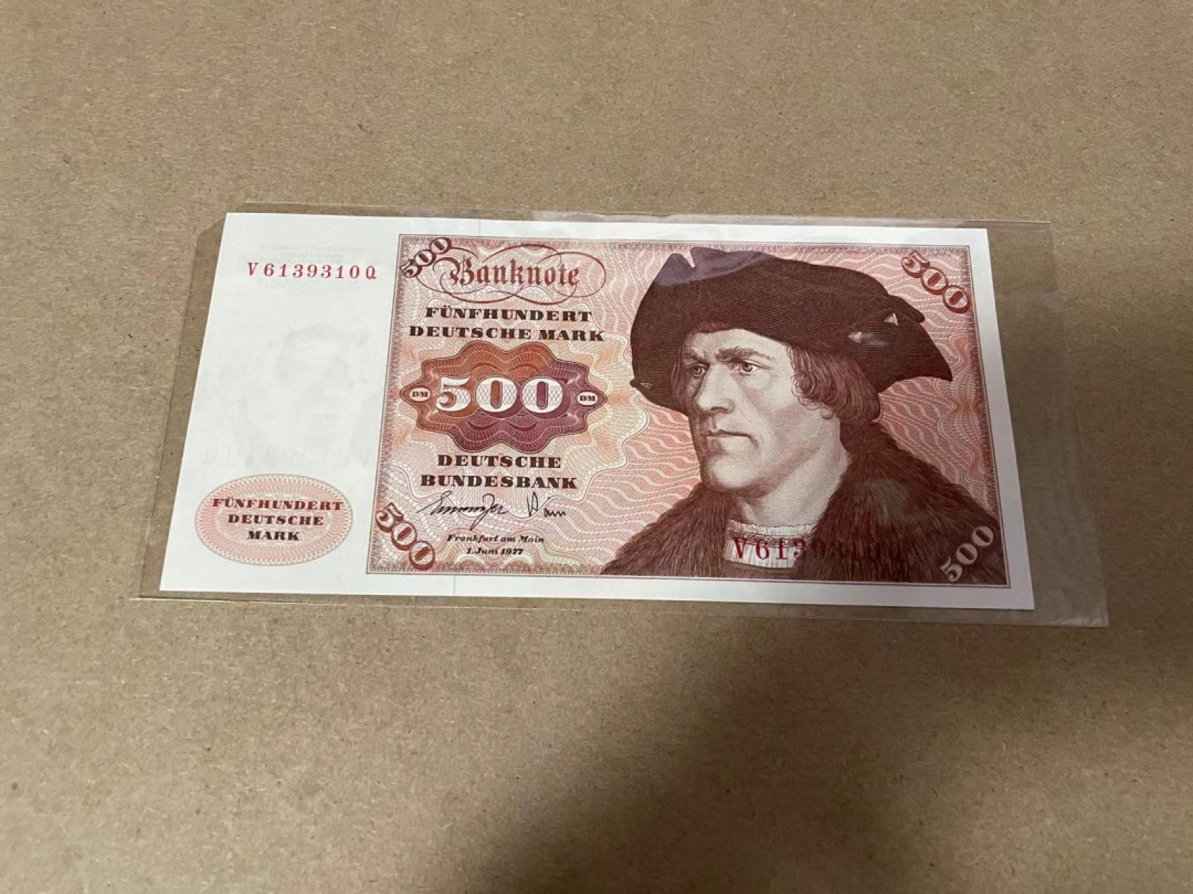 【Blue Auction】✨世界纸币精拍第306期——南越豹子【精】 【无47】德国 1977年500马克 经典大副 全新UNC 雕刻精美