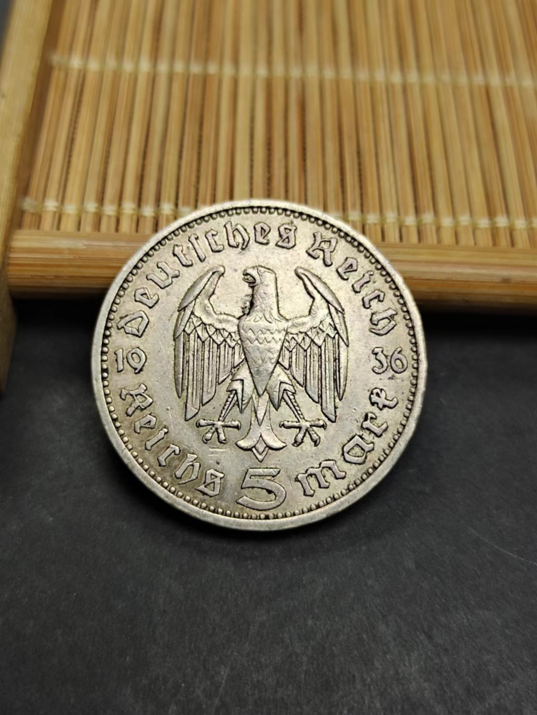 【8个洞收藏】第5场★0押0起一件包邮★银币专场（持续更新····） 7天连拍 德国兴登堡银币 1936年 5马克银币 经典品种