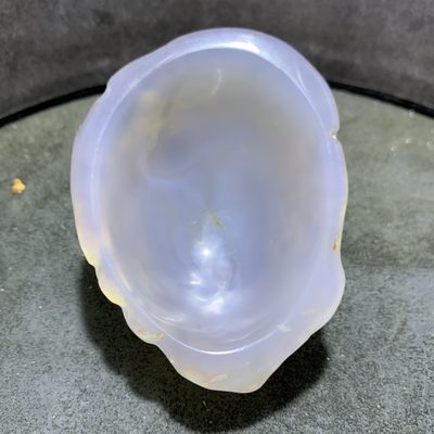 精美天然玛瑙原石打磨原石茶杯，笔洗一个， - 精美天然玛瑙原石打磨原石茶杯，笔洗一个，