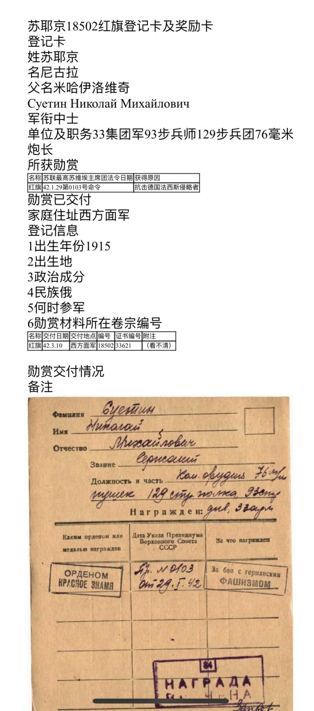 大猫徽章拍卖第219期 苏联红旗勋章3⃣️ 轮版 档案齐全