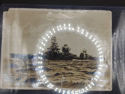 全场0元起拍 第42期 咸鱼国勋章拍卖专场 3月29日（周三）下午6：00开始 - 原品 日本二战时期 战舰伊势照片 真实拍摄