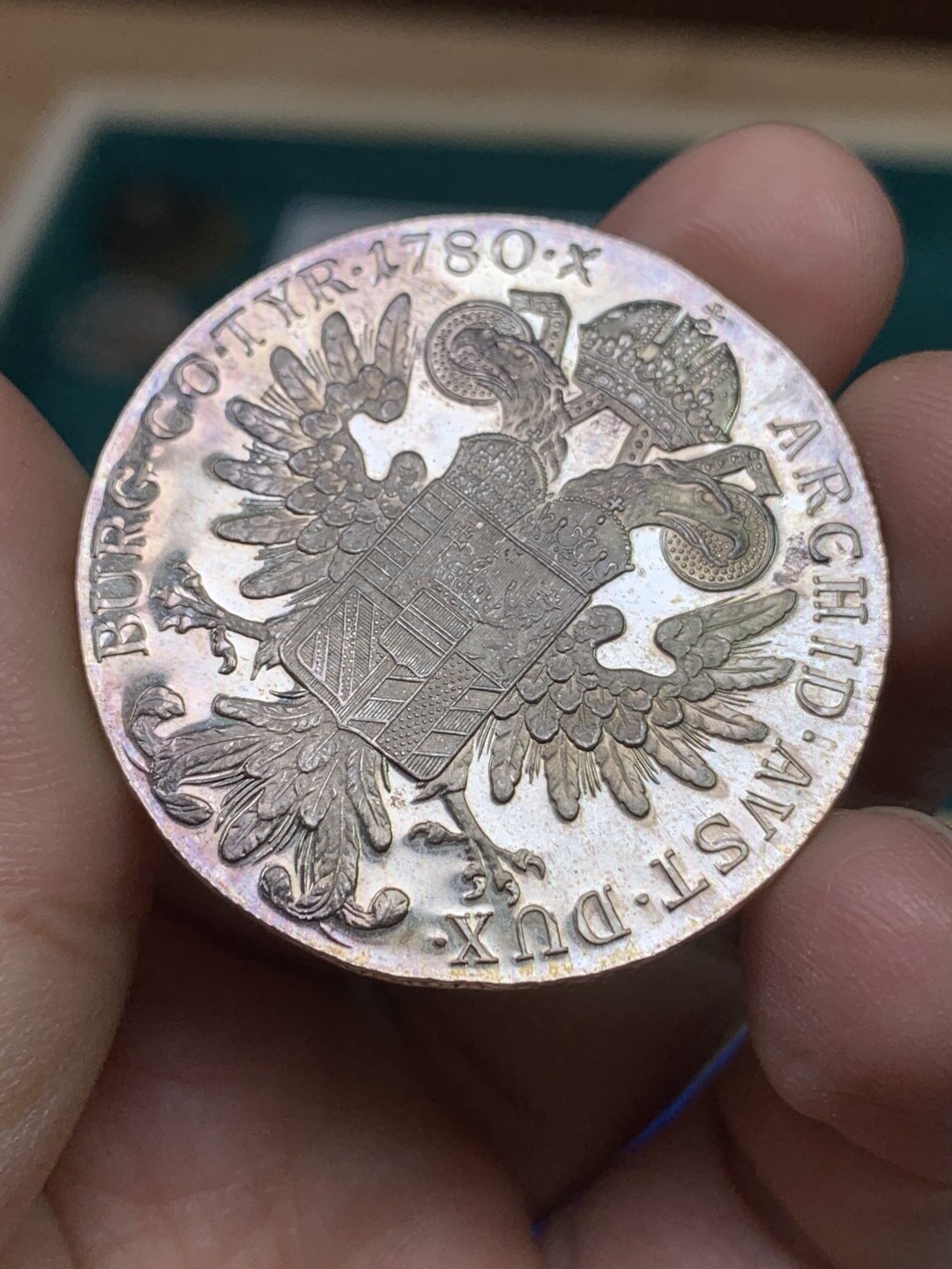 《竞宝斋》第147场-周日，周一 2场 (全场包邮) Proof精制后铸1780年大奶妈玛丽亚特蕾莎泰勒大银币，镜面磨砂很漂亮