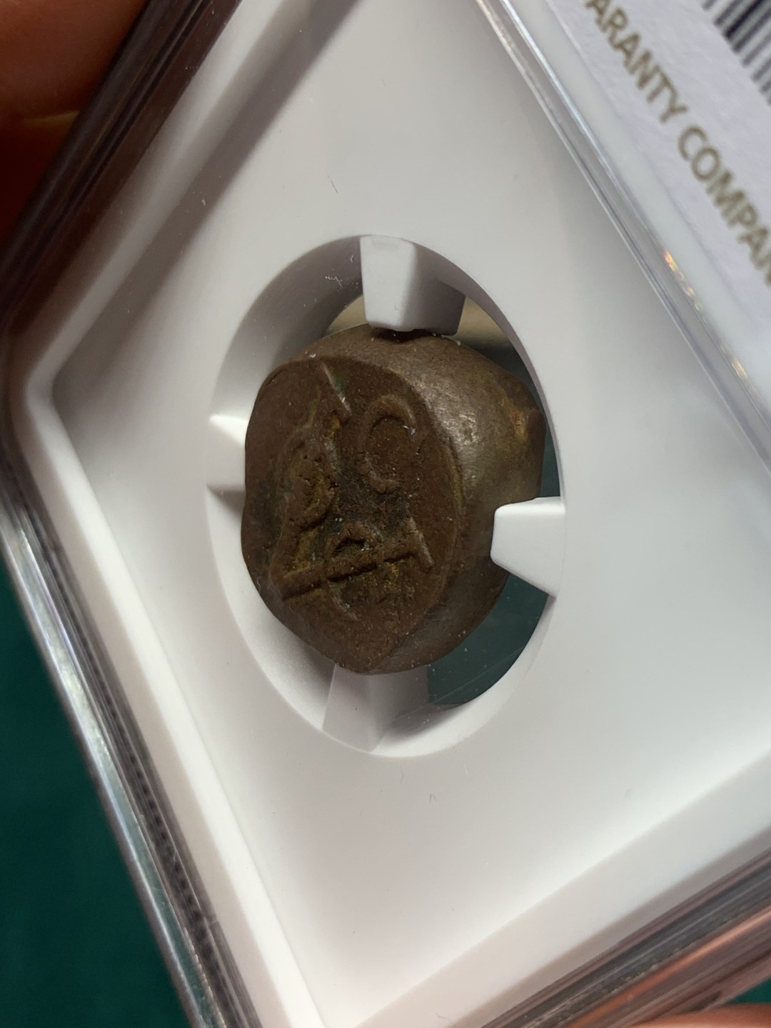 《竞宝斋》第147场-周日，周一 2场 (全场包邮) NGC-VF 锡兰1791-C年 1S大铜板 年份能清晰看到 非常不错