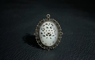 ｜冷门出品｜精选专拍·第壹拾柒场· - 老和田玉铜镶玉福在眼前挂件｜尺寸详见图片