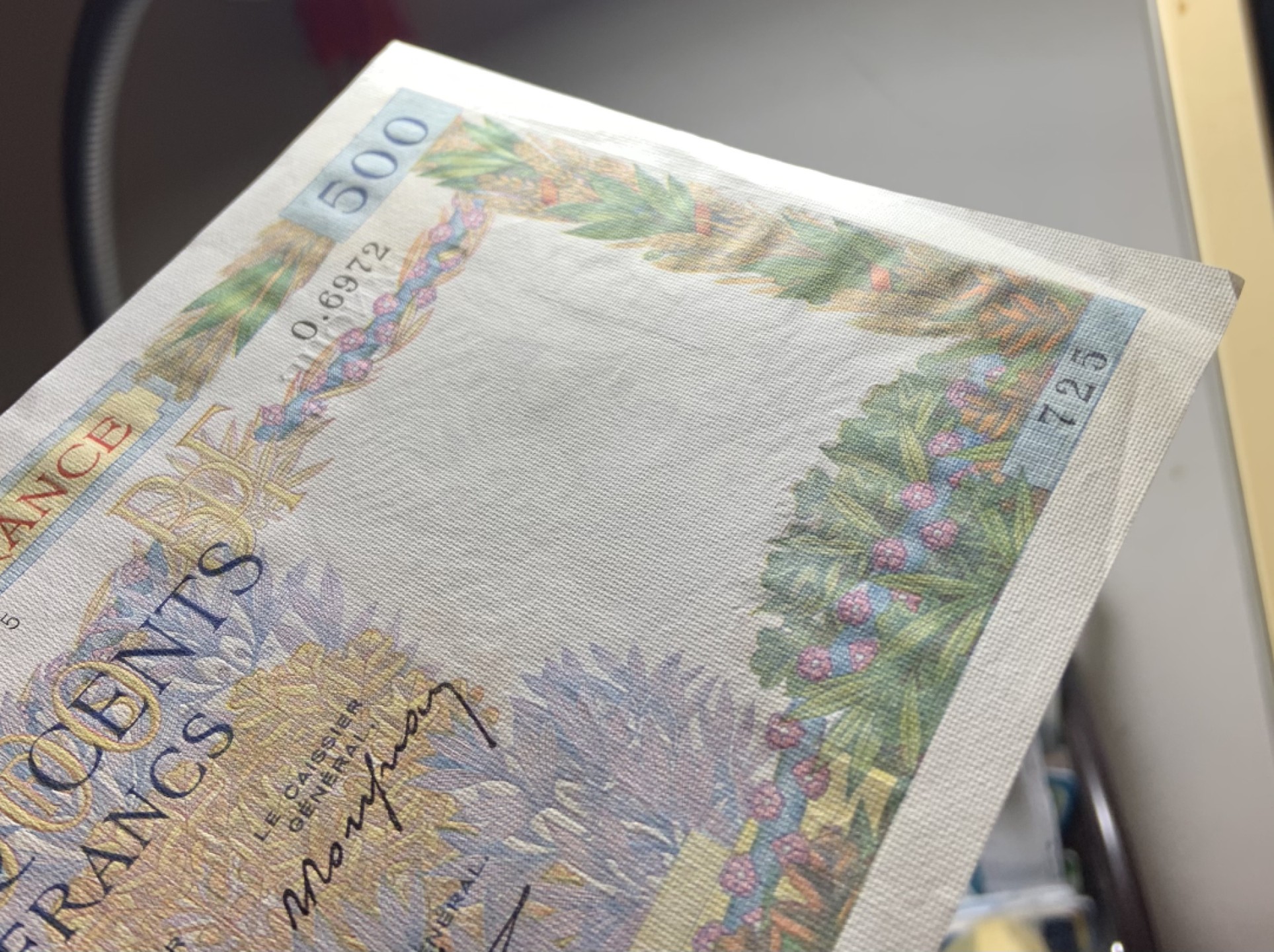 收藏联盟Quantum Auction 第243期拍卖 已更新 法国1942年500法郎 品相UNC- 大票幅 丰收女神