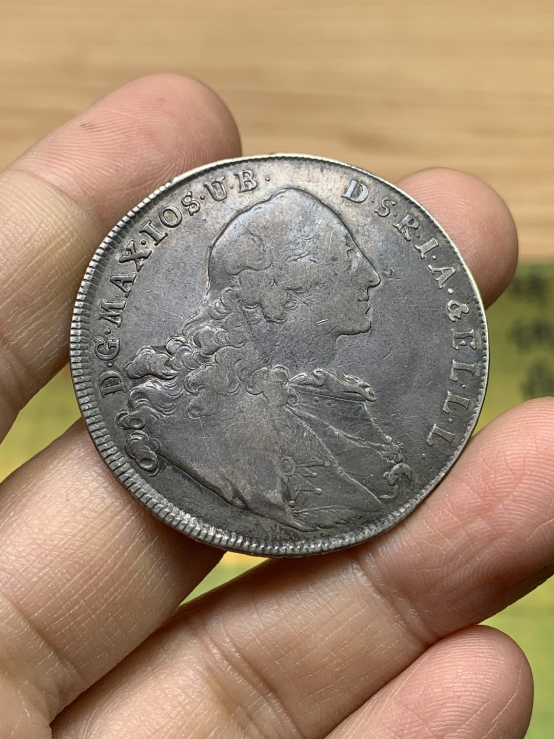 《竞宝斋》第147场-周日，周一 2场 (全场包邮) 巴伐利亚1760年双狮泰勒 少见品种原味包浆