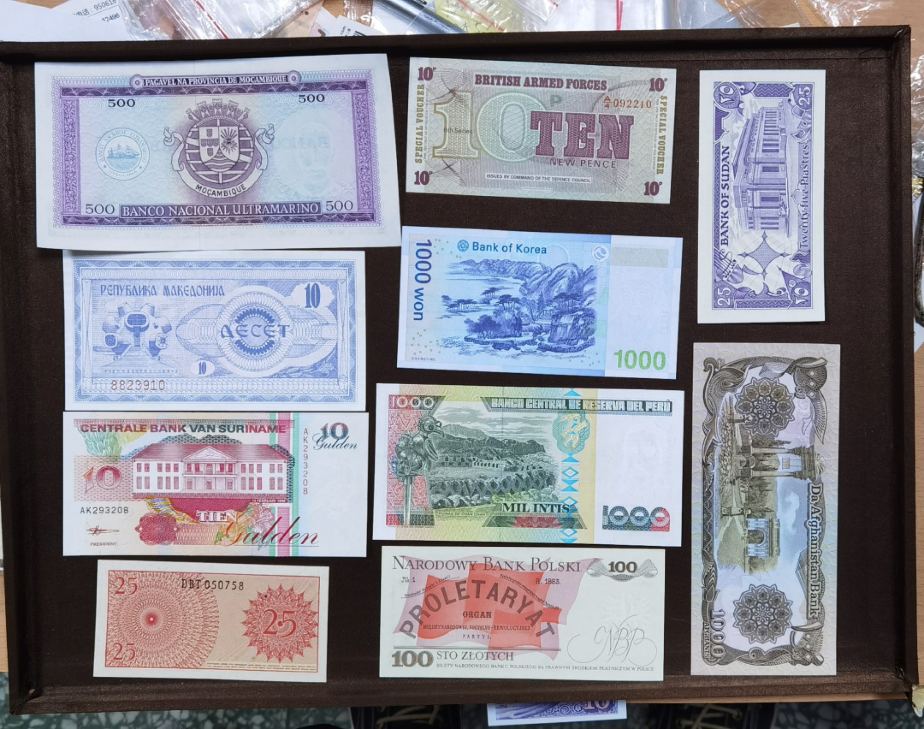 北京马甸外国币专卖微拍第九十四期，外国纸币专场，陆续上新，欢迎关注 散币10张之九
