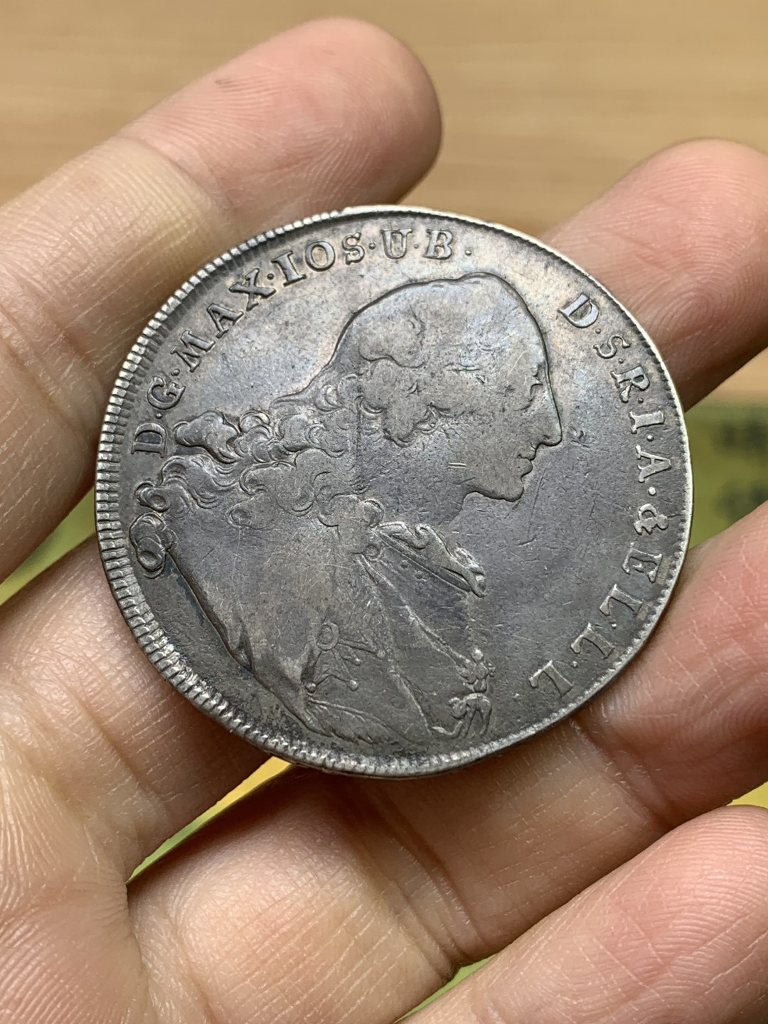 《竞宝斋》第147场-周日，周一 2场 (全场包邮) 巴伐利亚1760年双狮泰勒 少见品种原味包浆