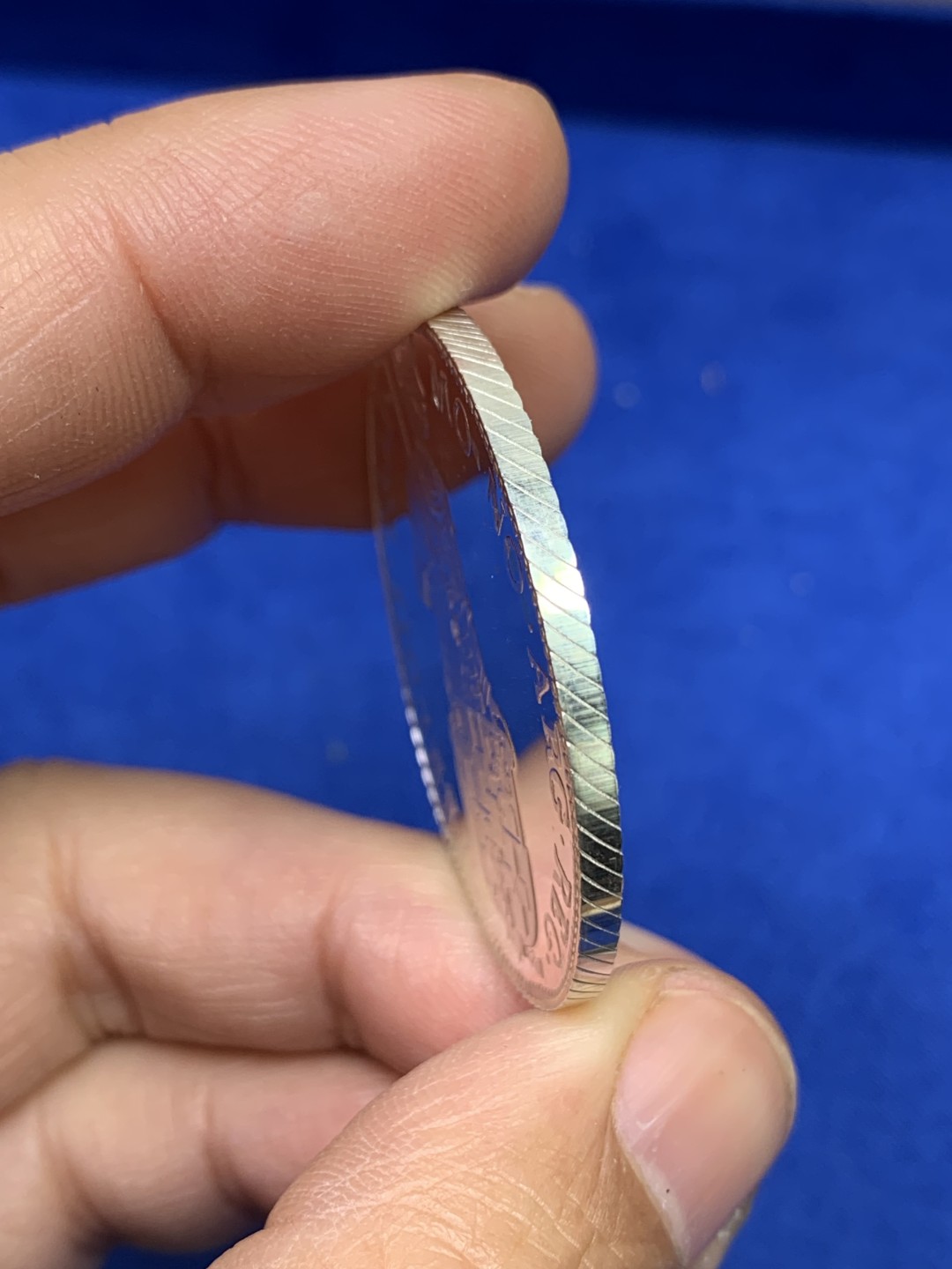 《竞宝斋》第147场-周日，周一 2场 (全场包邮) 1999年荷兰精制Proof武士银杜卡特大银币，仿古制作，乌特勒支省 28.25克，0.873银，40毫米，发行量9500