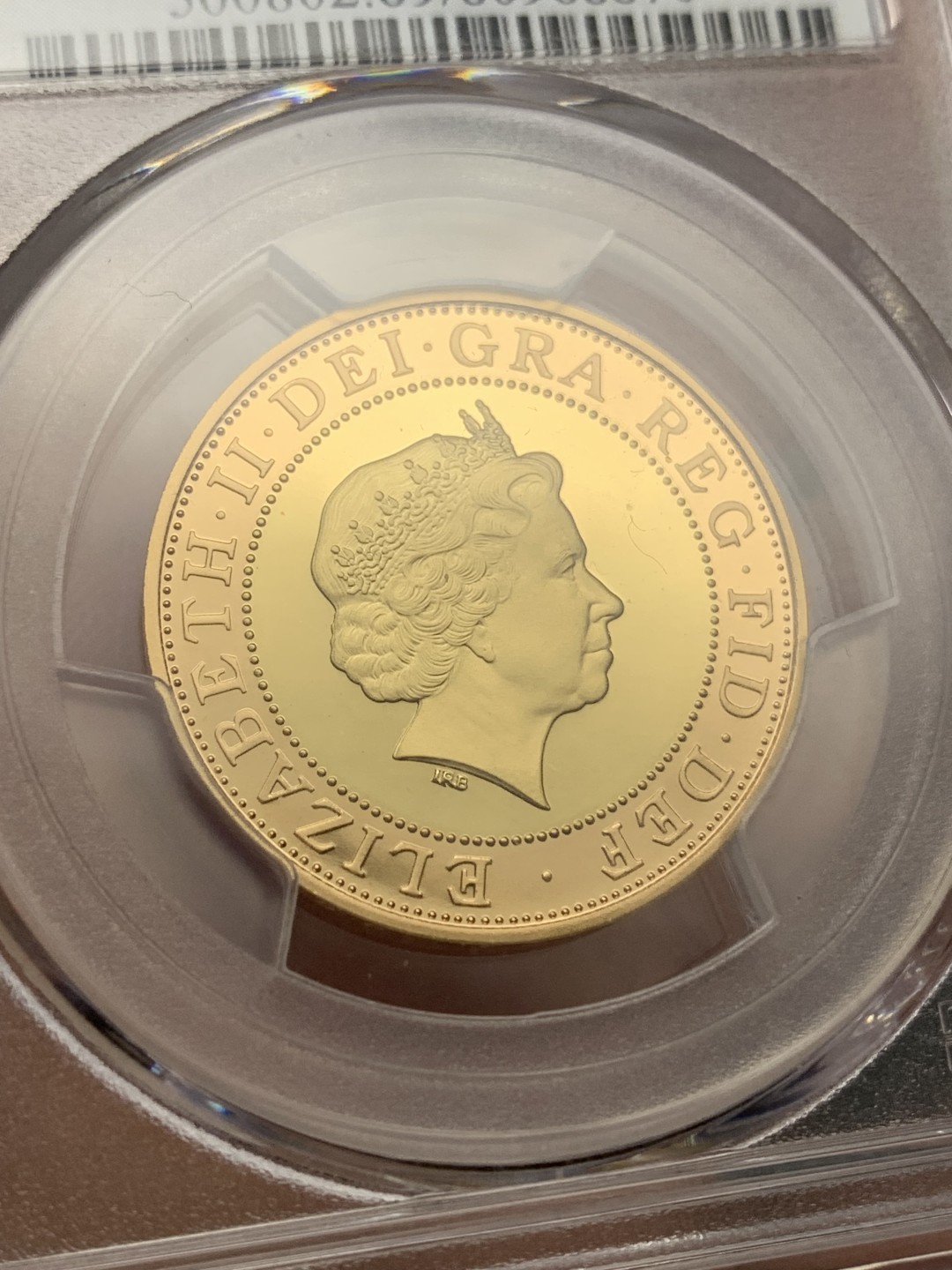 《竞宝斋》第147场-周日，周一 2场 (全场包邮) PCGS PR69DCAM 2005年 英国二战结束60年纪念金币 15.976克 0.9167金 直径28.4MM  发行2，924枚