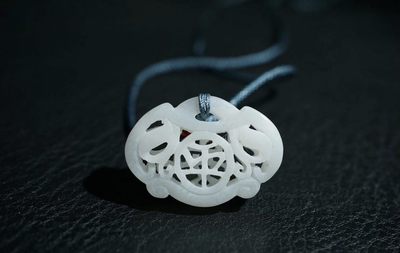 ｜冷门出品｜精选专拍·第壹拾陆场· - 苏工老和田玉白玉平安锁镂空挂件｜尺寸详见图片