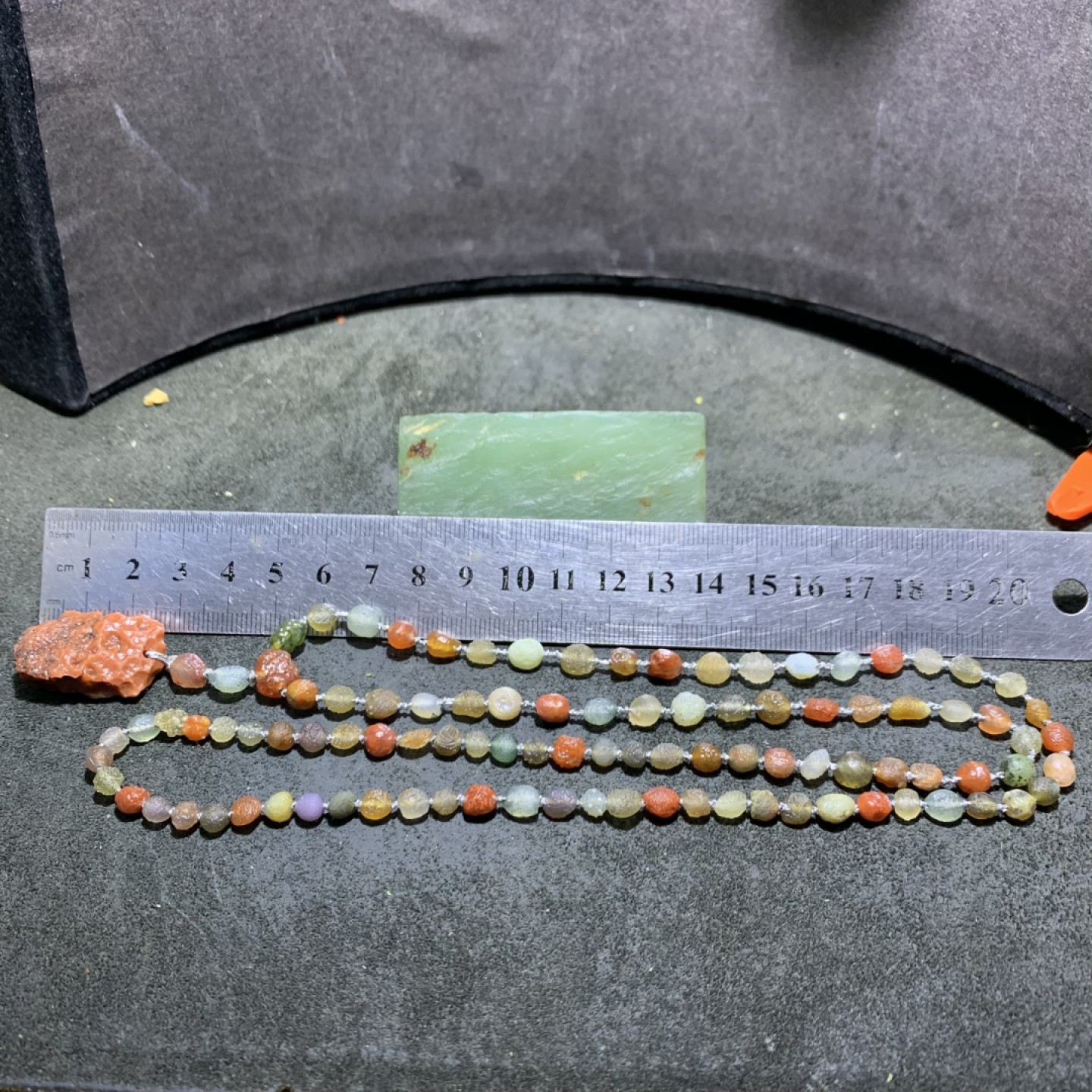 精美罕见天然淖毛湖葡萄干玛瑙小精品长款项链一条，