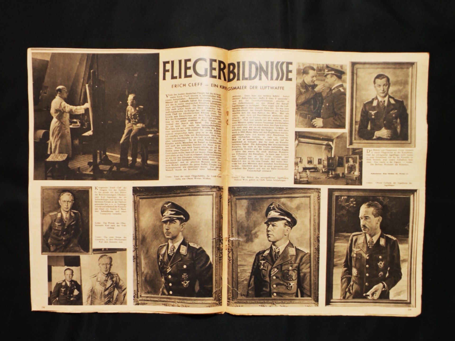 世界精品徽章拍卖-第二场 德三空军《Adler》杂志，1942年8月18日发行，介绍了空军的斯图卡部队，以及Bf-109部队