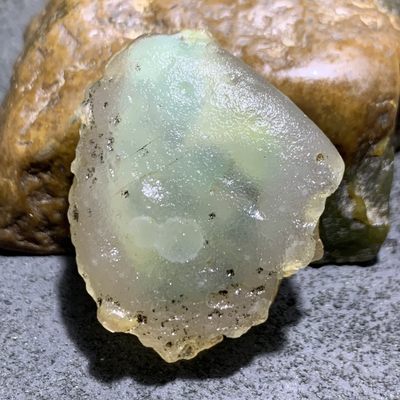 放福利！精美天然戈壁糖心玛瑙原石一颗， - 放福利！精美天然戈壁糖心玛瑙原石一颗，