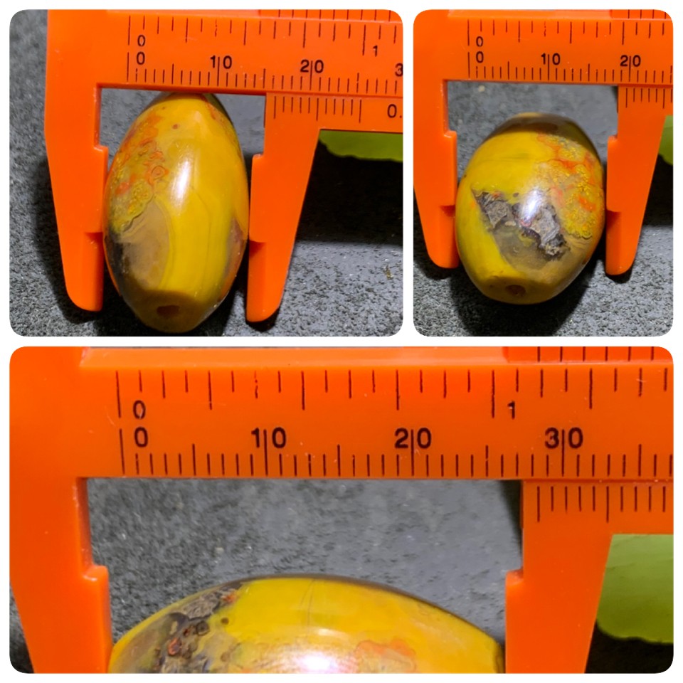 战国红玛瑙勒子一个！