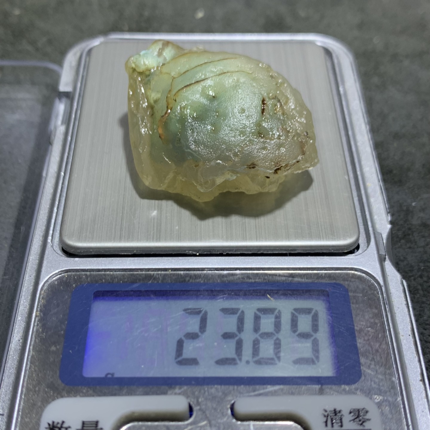 放福利！精美天然戈壁糖心玛瑙原石一颗，
