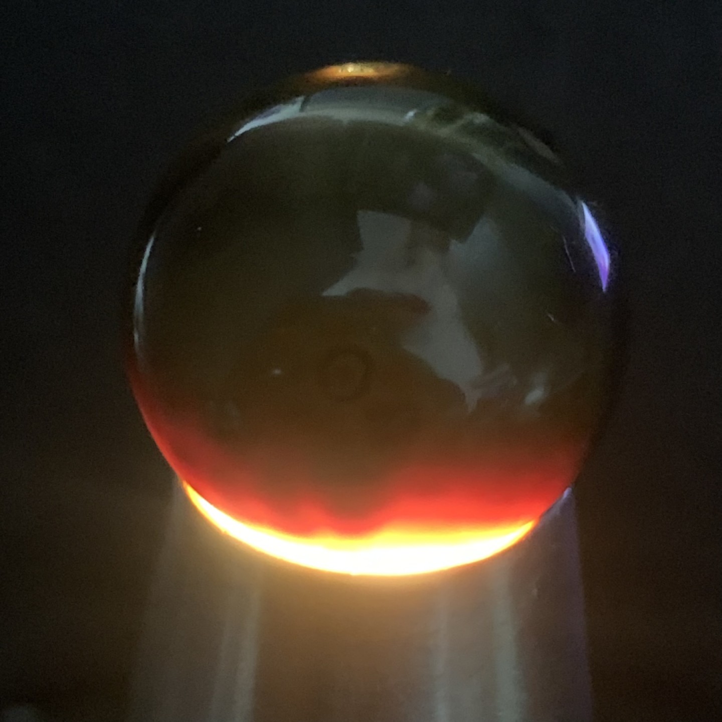 精美战国红玛瑙大圆珠一颗！