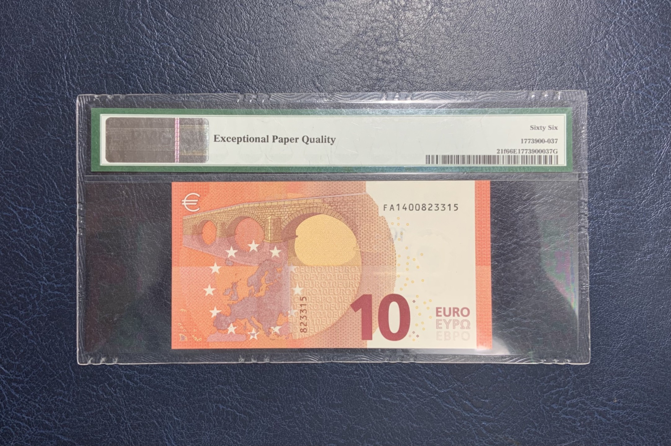 收藏联盟Quantum Auction 第244期拍卖  欧盟国家/马耳他2014年10欧元 PMG66