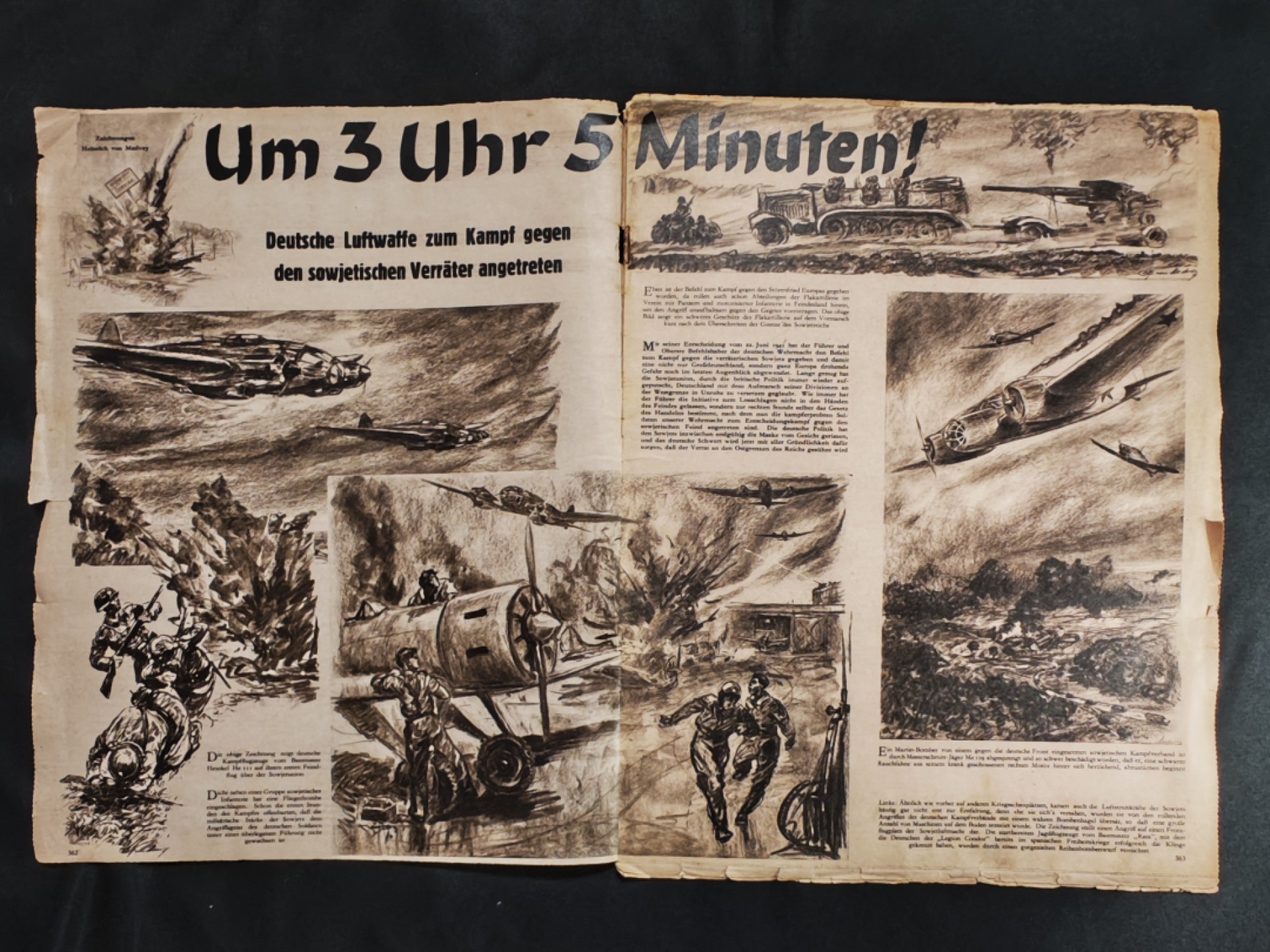 世界精品徽章拍卖-第二场 德三空军《Adler》杂志，1941年7月8日刊发，很特殊的一期，介绍了空军在巴巴罗萨计划中的行动，以及空降克里特的战斗