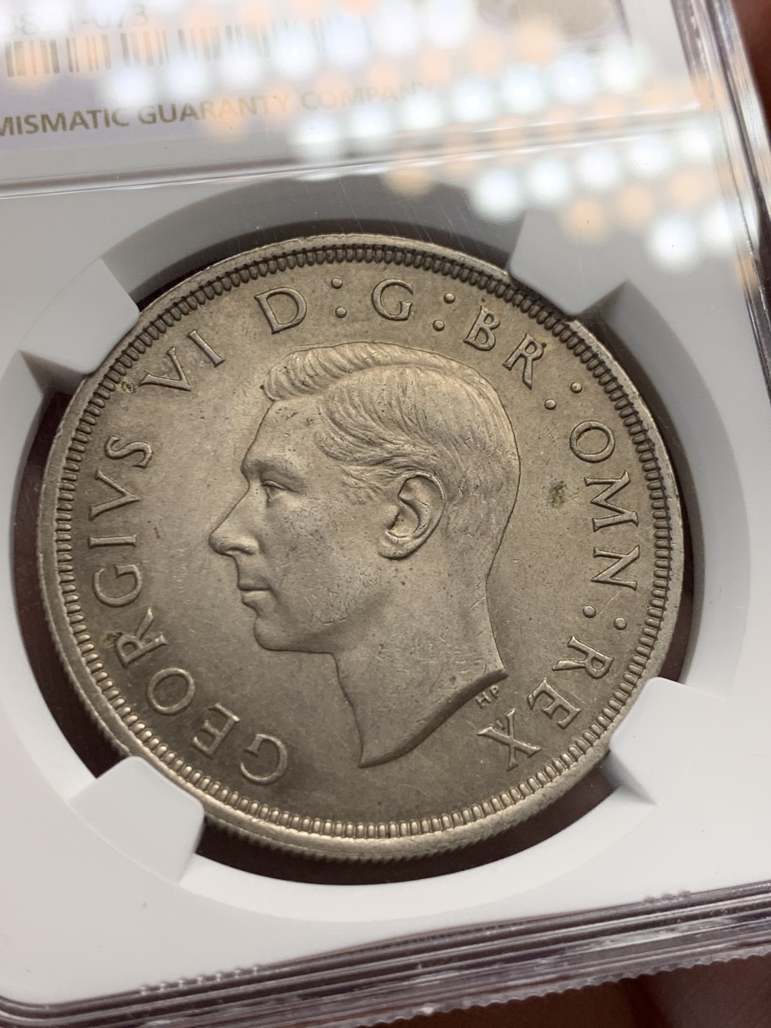 《竞宝斋》第148场-周日，周一 2场 (全场包邮) NGC-MS63 英国1937年 乔六克朗大银币