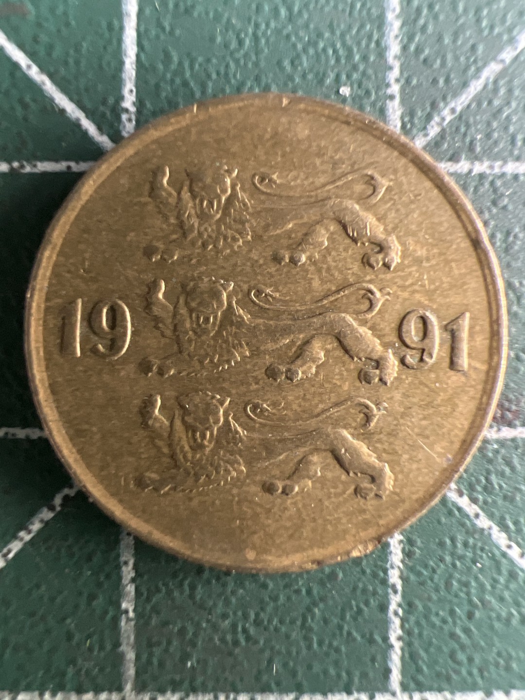 泡泡堂第284期  世界硬币 （无押金，捡漏，全场20包邮，偏远地区除外，接收代拍业务） 爱沙尼亚十分