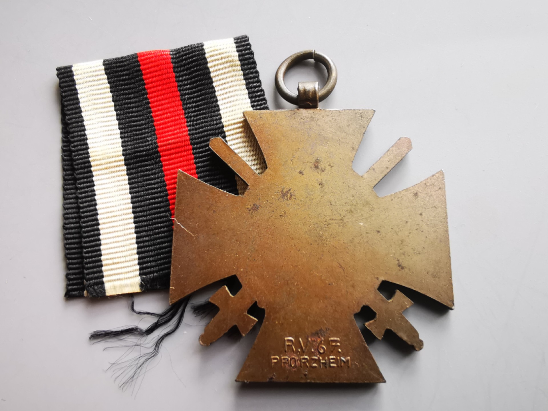 《崇甫堂》一勋章杂件专场VI 德国二战兴登堡奖章（带剑版）