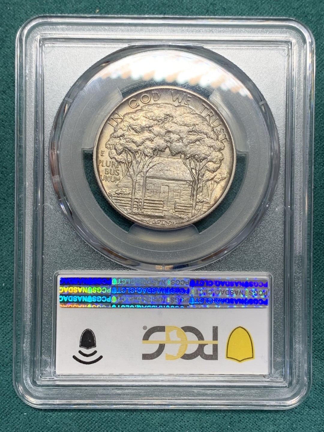 《竞宝斋》第148场-周日，周一 2场 (全场包邮) PCGS-MS63 美国 1922年 50美分 银币 格兰特将军 较少见半美元品种 纪念格兰特诞辰100周年 设计精美