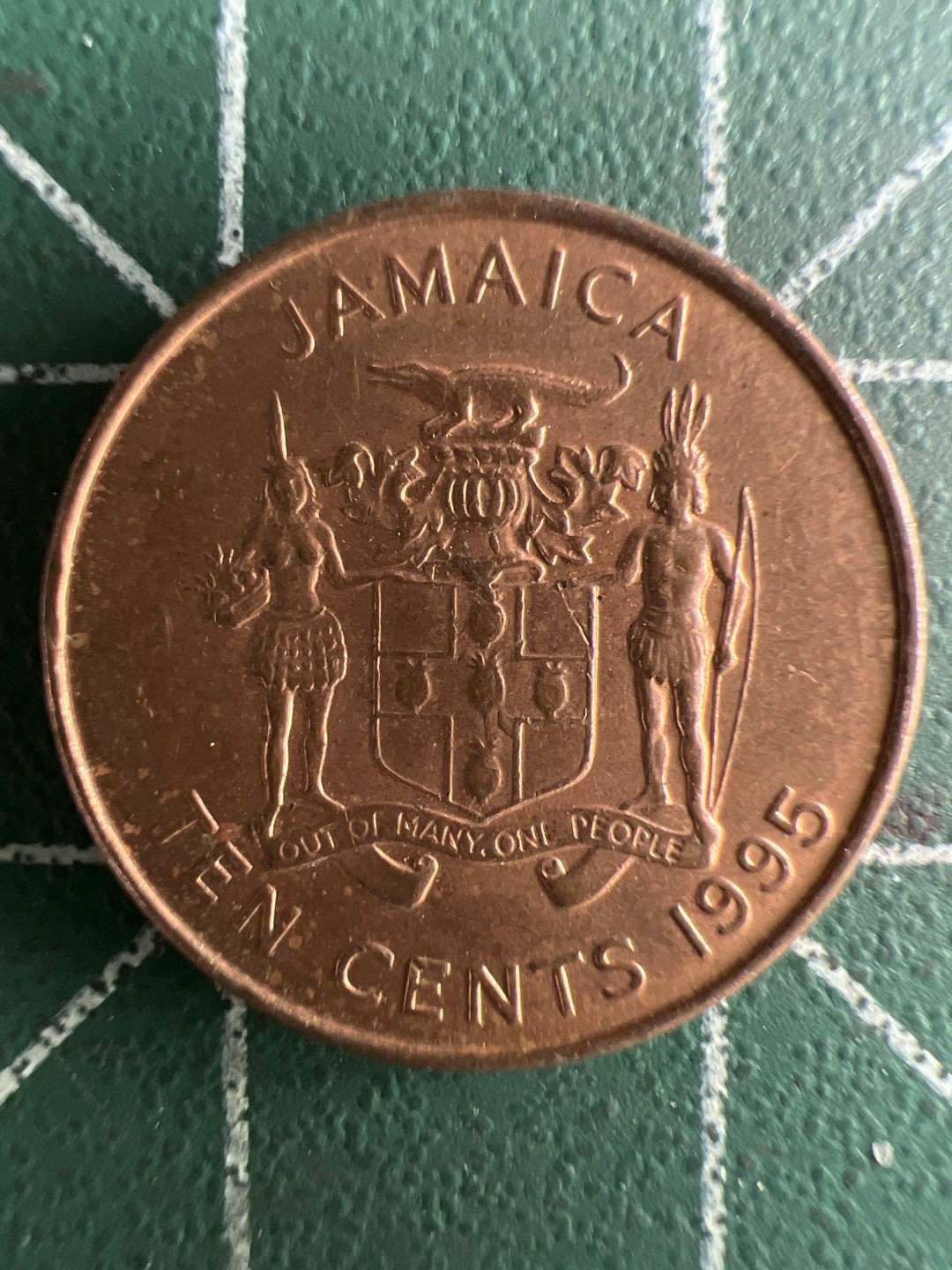 泡泡堂第266期  世界硬币 （无押金，捡漏，全场20包邮，偏远地区除外，接收代拍业务） 牙买加十分