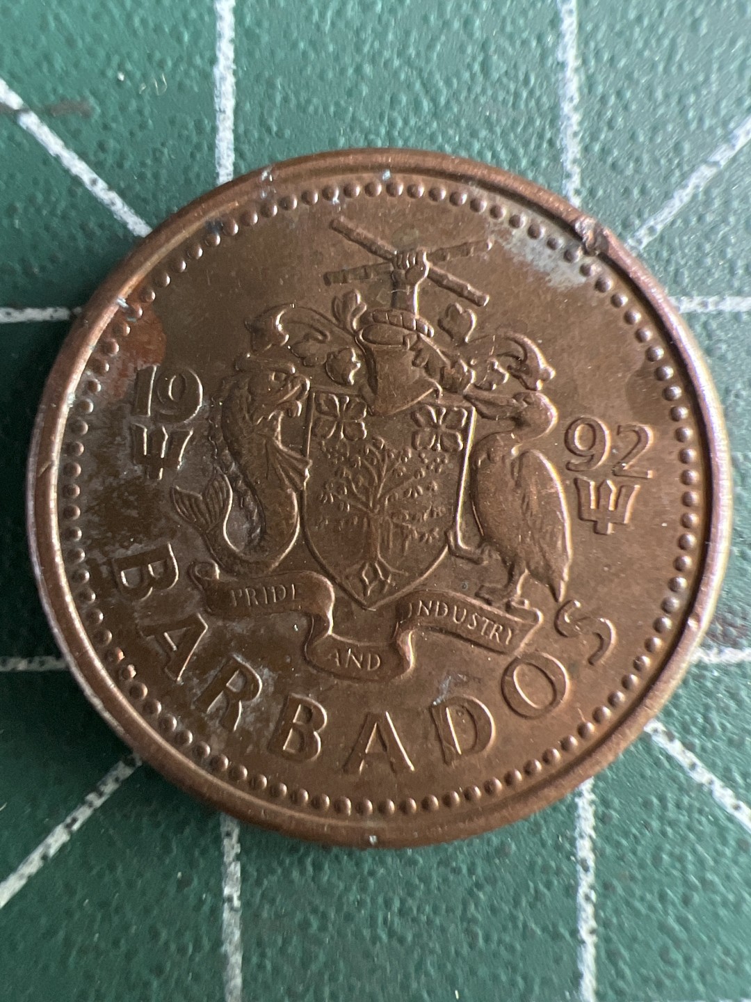 泡泡堂第291期  世界硬币 （无押金，捡漏，全场20包邮，偏远地区除外，接收代拍业务） 巴巴多斯一分